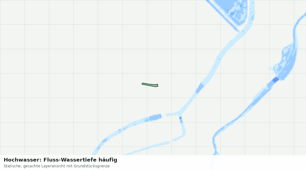 Statische Kartenansicht: Hochwasser: Fluss-Wassertiefe häufig