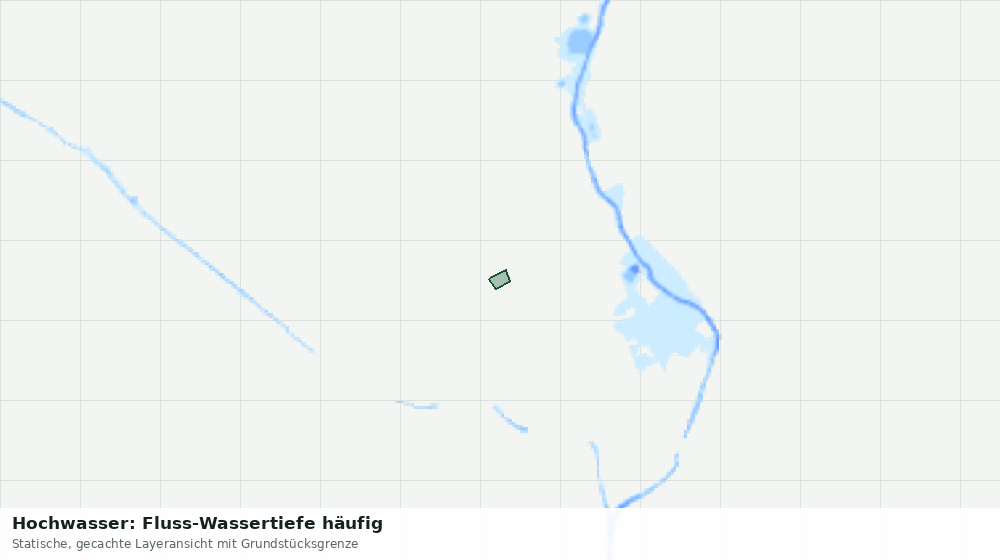 Statische Kartenansicht: Hochwasser: Fluss-Wassertiefe häufig