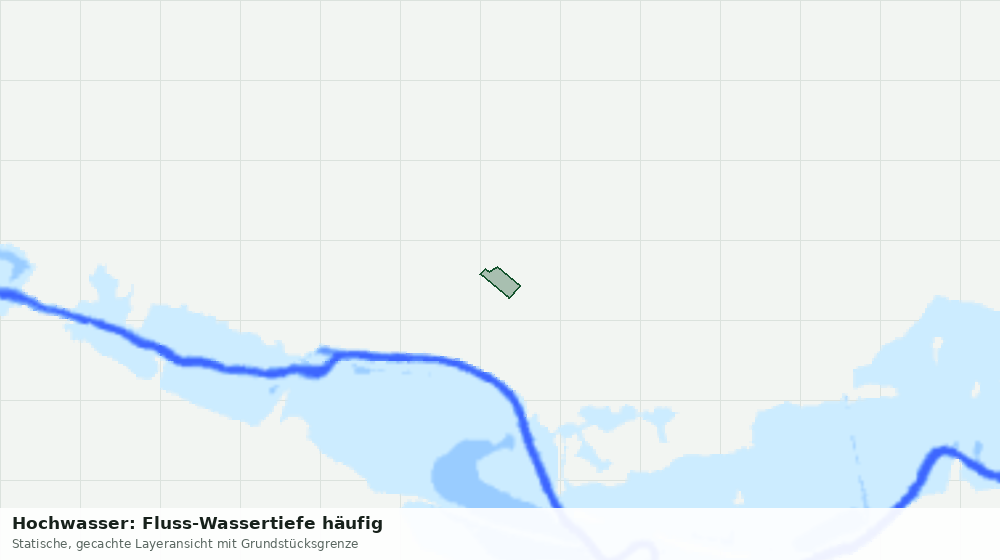 Statische Kartenansicht: Hochwasser: Fluss-Wassertiefe häufig