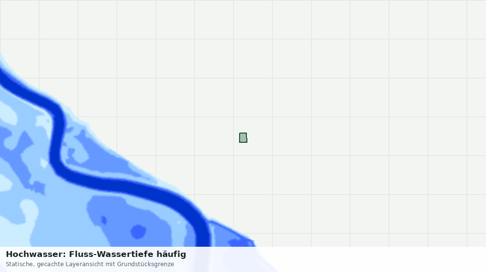 Statische Kartenansicht: Hochwasser: Fluss-Wassertiefe häufig