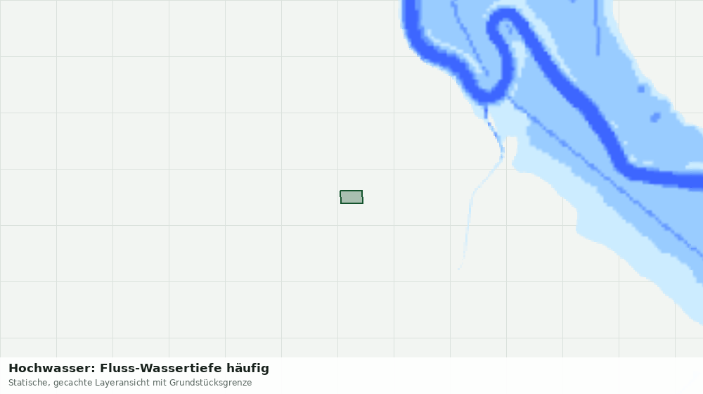 Statische Kartenansicht: Hochwasser: Fluss-Wassertiefe häufig