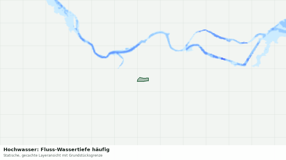 Statische Kartenansicht: Hochwasser: Fluss-Wassertiefe häufig