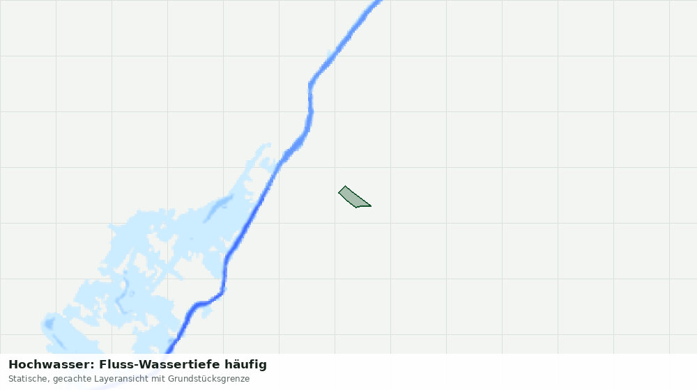 Statische Kartenansicht: Hochwasser: Fluss-Wassertiefe häufig