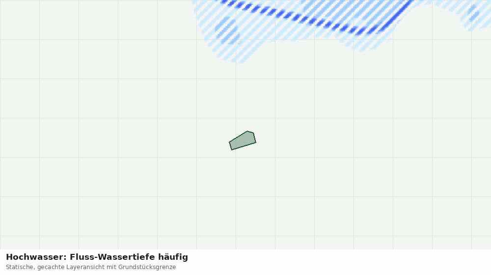 Statische Kartenansicht: Hochwasser: Fluss-Wassertiefe häufig