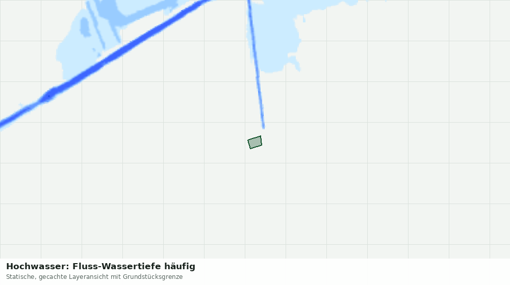 Statische Kartenansicht: Hochwasser: Fluss-Wassertiefe häufig