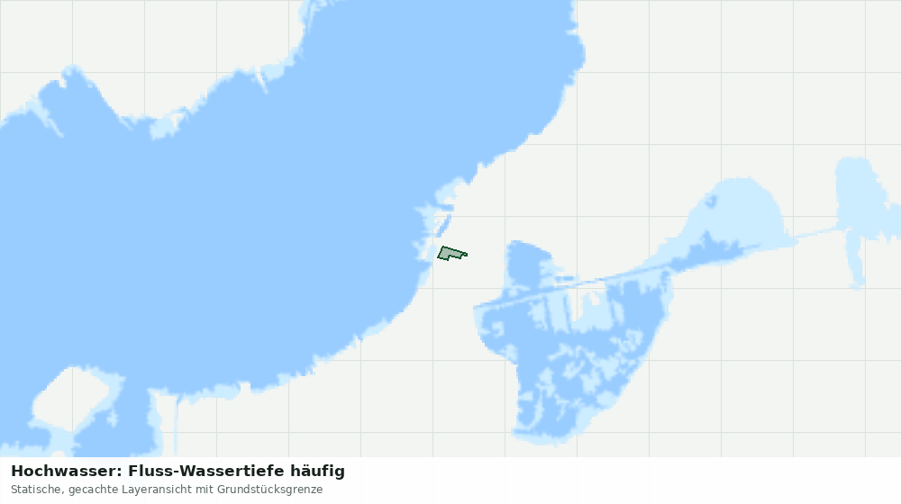 Statische Kartenansicht: Hochwasser: Fluss-Wassertiefe häufig