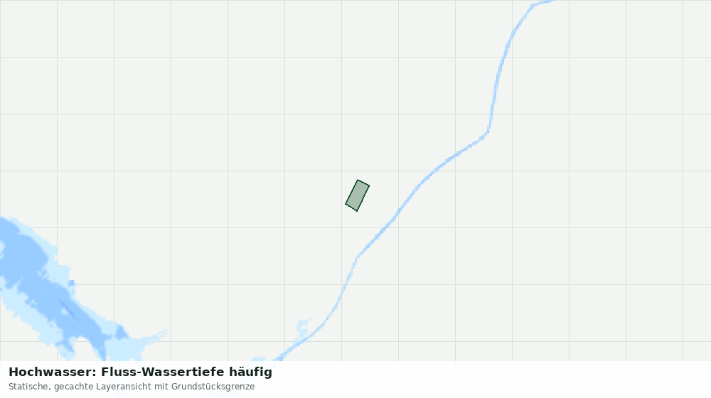 Statische Kartenansicht: Hochwasser: Fluss-Wassertiefe häufig