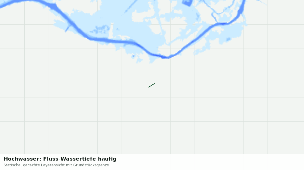Statische Kartenansicht: Hochwasser: Fluss-Wassertiefe häufig