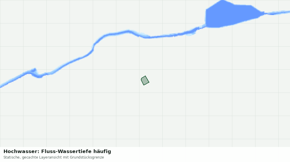 Statische Kartenansicht: Hochwasser: Fluss-Wassertiefe häufig