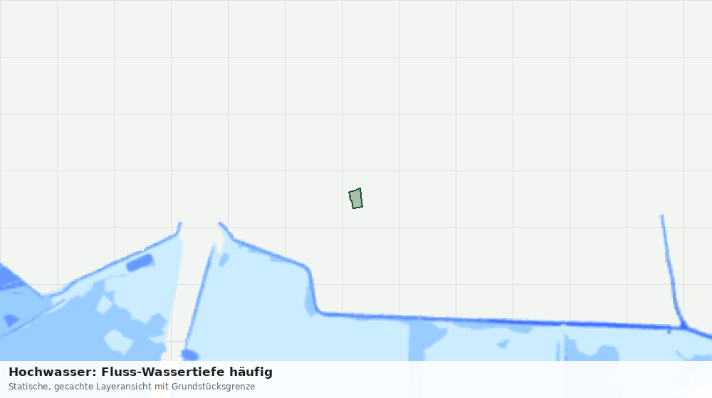 Statische Kartenansicht: Hochwasser: Fluss-Wassertiefe häufig