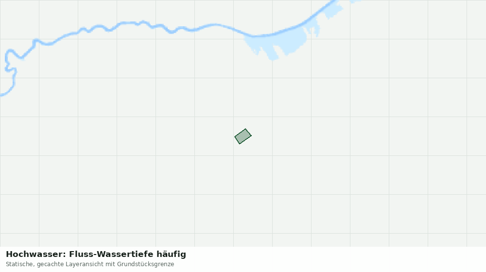 Statische Kartenansicht: Hochwasser: Fluss-Wassertiefe häufig