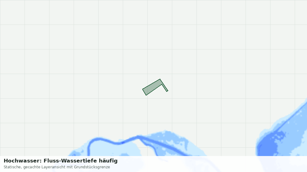 Statische Kartenansicht: Hochwasser: Fluss-Wassertiefe häufig