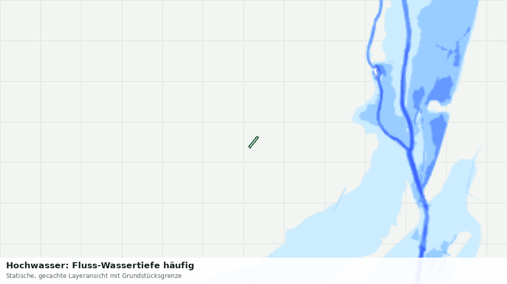 Statische Kartenansicht: Hochwasser: Fluss-Wassertiefe häufig