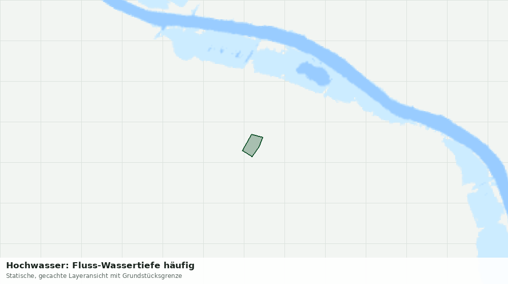 Statische Kartenansicht: Hochwasser: Fluss-Wassertiefe häufig