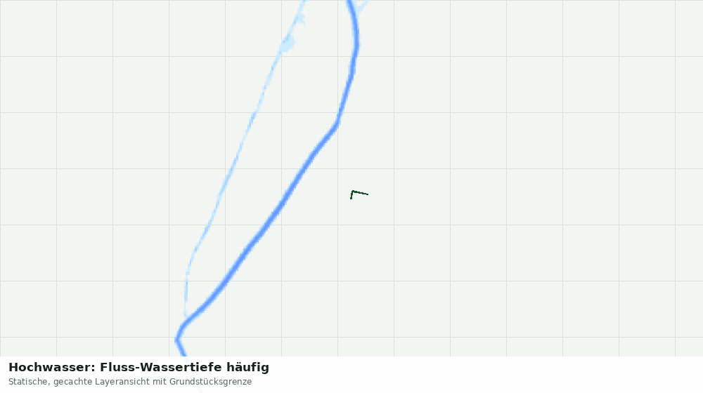 Statische Kartenansicht: Hochwasser: Fluss-Wassertiefe häufig
