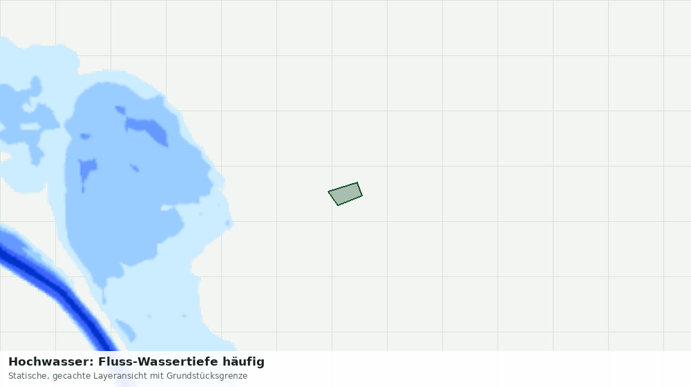 Statische Kartenansicht: Hochwasser: Fluss-Wassertiefe häufig
