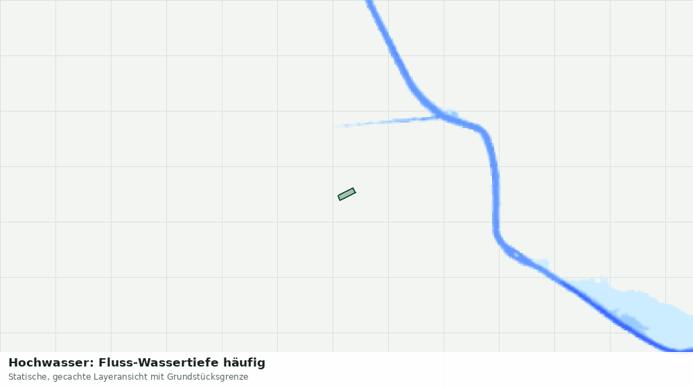 Statische Kartenansicht: Hochwasser: Fluss-Wassertiefe häufig