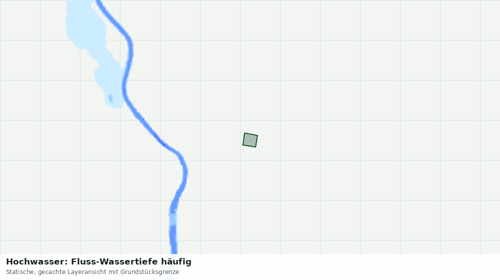 Statische Kartenansicht: Hochwasser: Fluss-Wassertiefe häufig