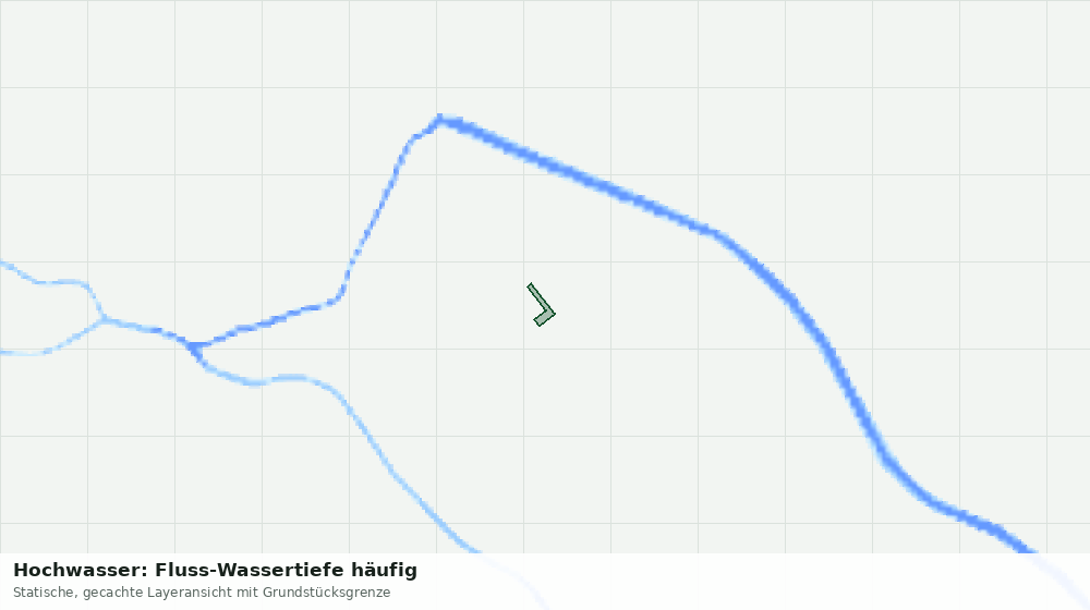 Statische Kartenansicht: Hochwasser: Fluss-Wassertiefe häufig