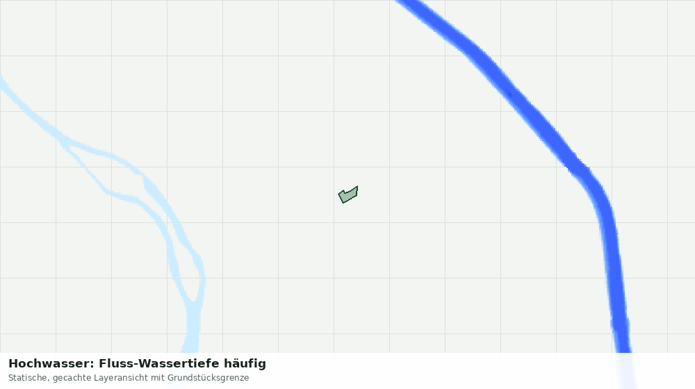 Statische Kartenansicht: Hochwasser: Fluss-Wassertiefe häufig