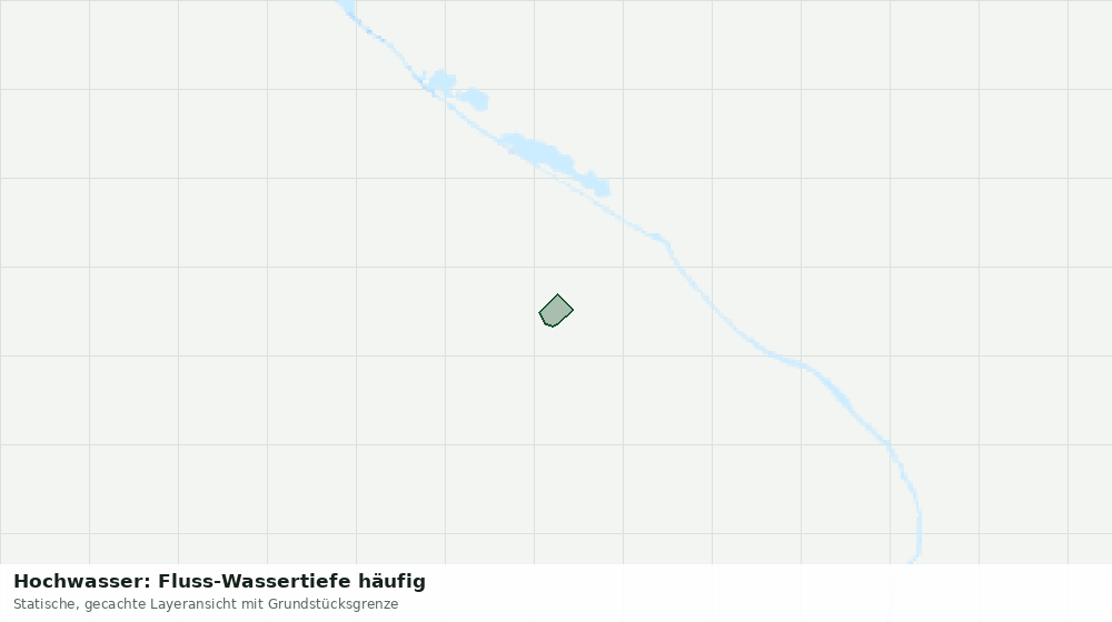 Statische Kartenansicht: Hochwasser: Fluss-Wassertiefe häufig