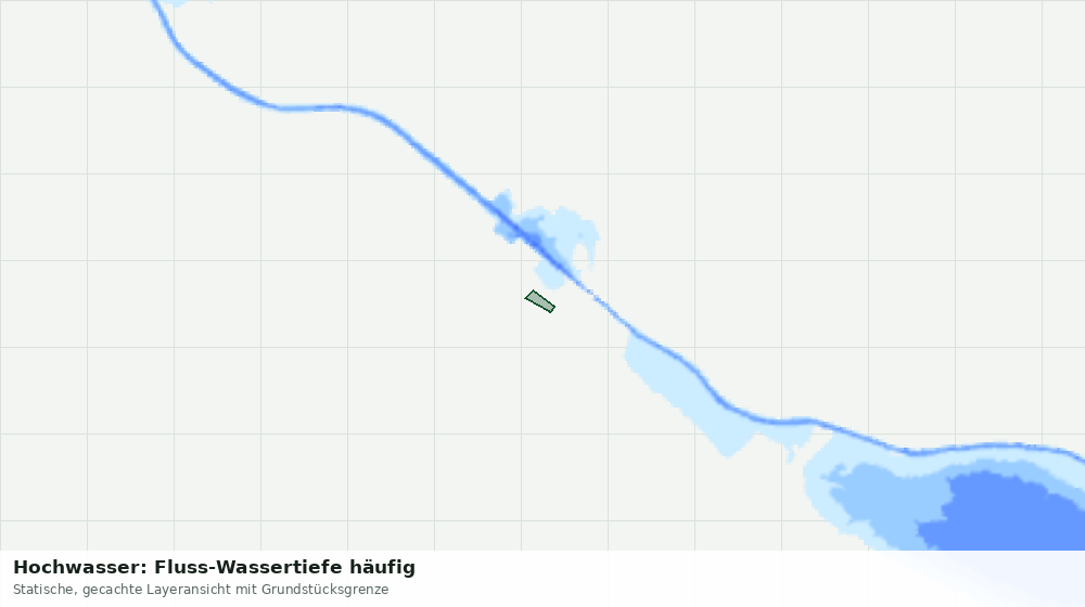 Statische Kartenansicht: Hochwasser: Fluss-Wassertiefe häufig