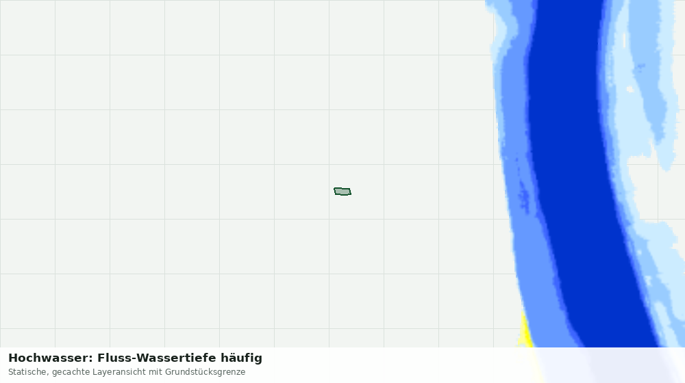 Statische Kartenansicht: Hochwasser: Fluss-Wassertiefe häufig