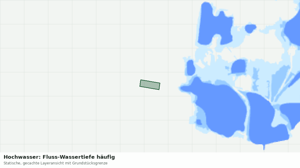 Statische Kartenansicht: Hochwasser: Fluss-Wassertiefe häufig