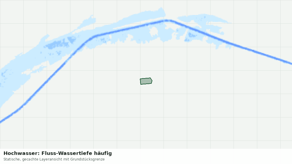Statische Kartenansicht: Hochwasser: Fluss-Wassertiefe häufig