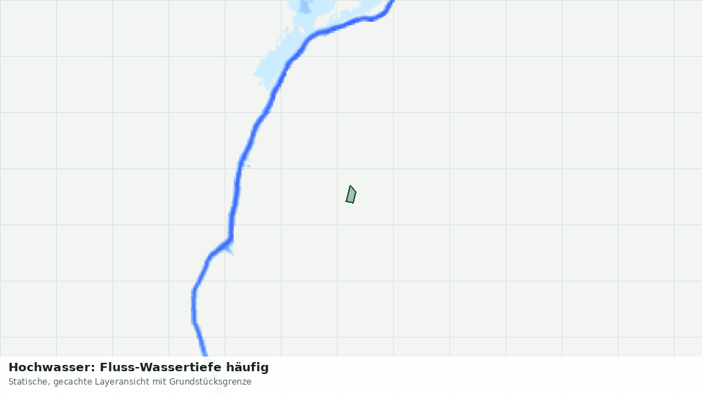 Statische Kartenansicht: Hochwasser: Fluss-Wassertiefe häufig