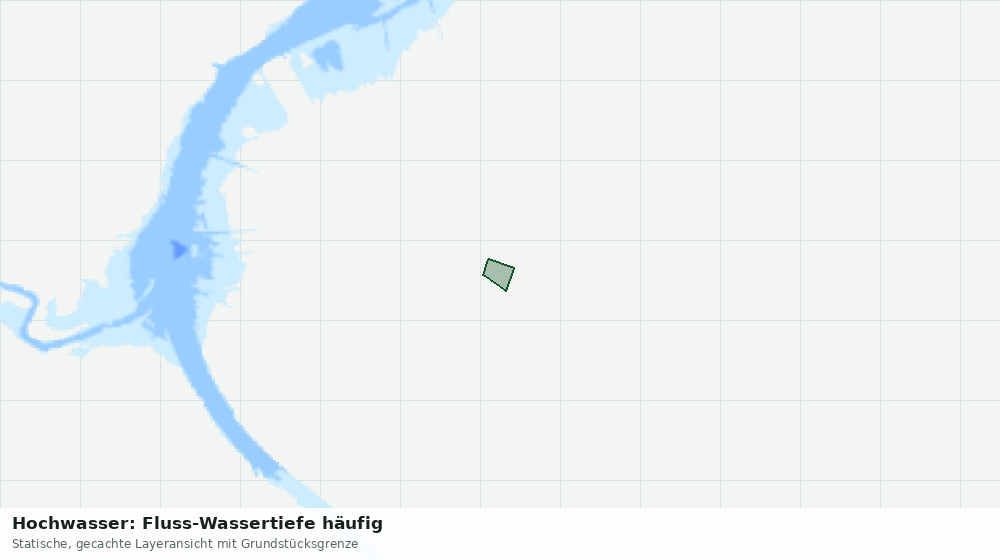 Statische Kartenansicht: Hochwasser: Fluss-Wassertiefe häufig