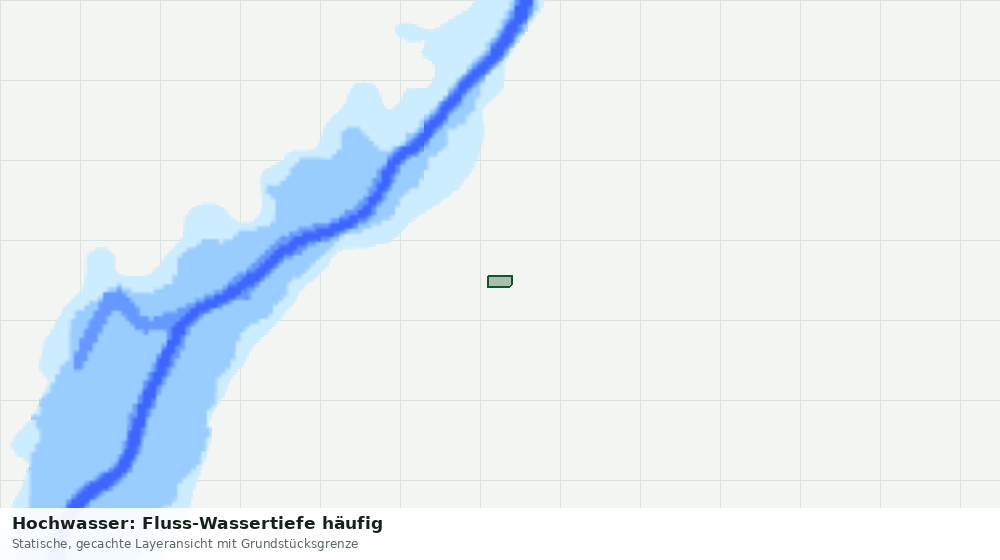 Statische Kartenansicht: Hochwasser: Fluss-Wassertiefe häufig