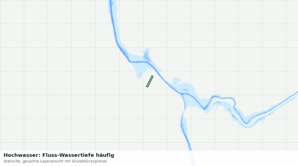 Statische Kartenansicht: Hochwasser: Fluss-Wassertiefe häufig