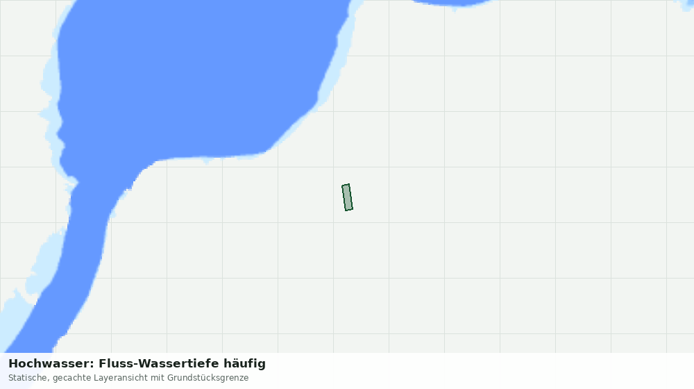 Statische Kartenansicht: Hochwasser: Fluss-Wassertiefe häufig