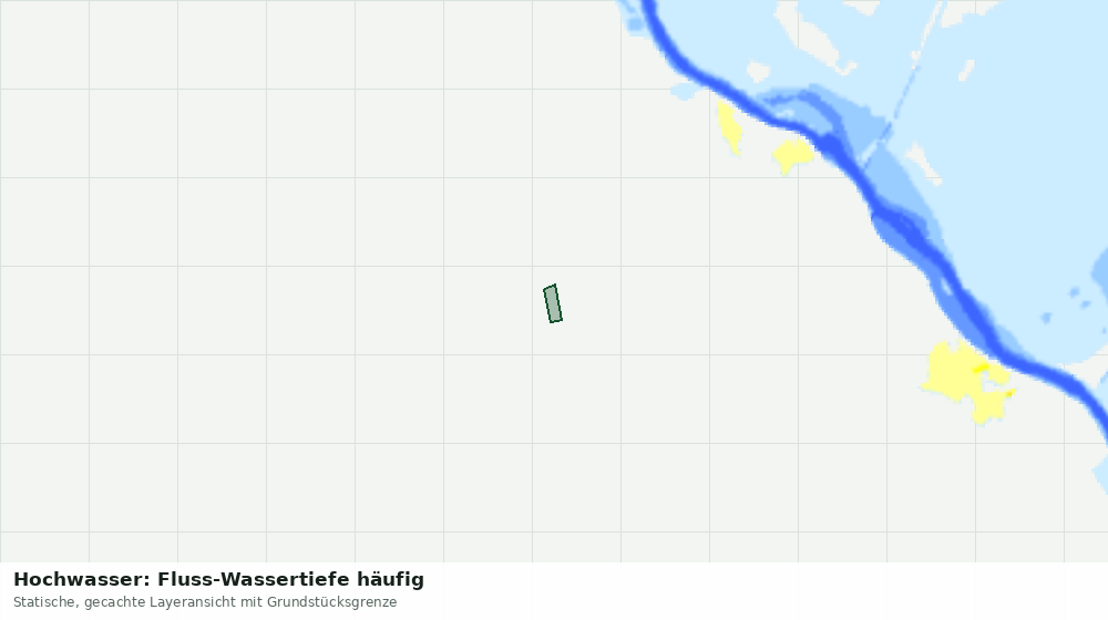Statische Kartenansicht: Hochwasser: Fluss-Wassertiefe häufig