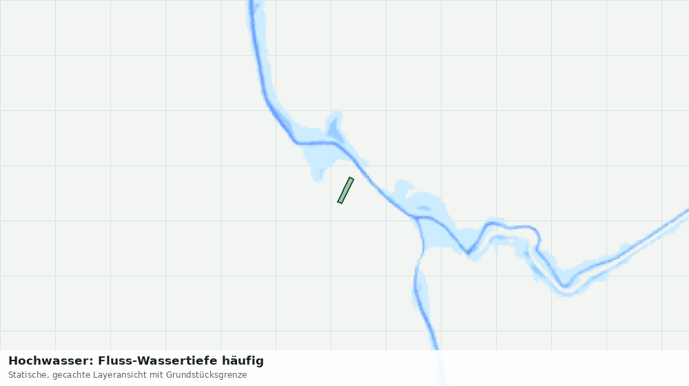 Statische Kartenansicht: Hochwasser: Fluss-Wassertiefe häufig