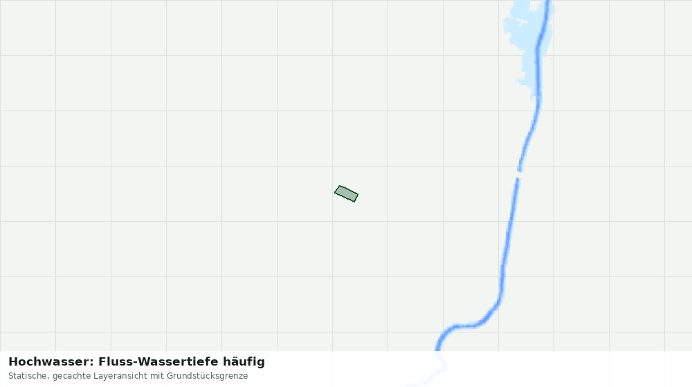 Statische Kartenansicht: Hochwasser: Fluss-Wassertiefe häufig
