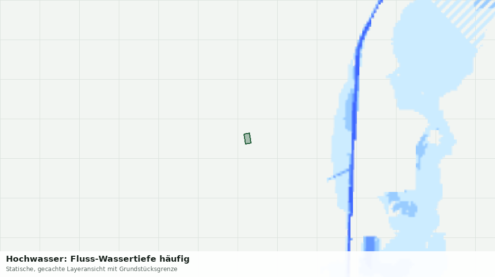 Statische Kartenansicht: Hochwasser: Fluss-Wassertiefe häufig