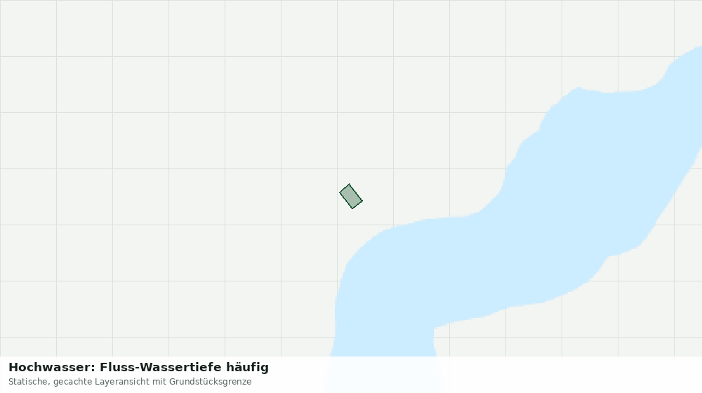 Statische Kartenansicht: Hochwasser: Fluss-Wassertiefe häufig