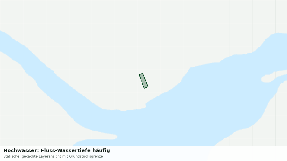 Statische Kartenansicht: Hochwasser: Fluss-Wassertiefe häufig