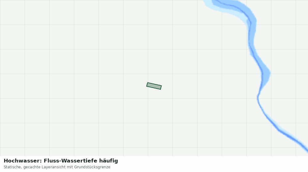Statische Kartenansicht: Hochwasser: Fluss-Wassertiefe häufig