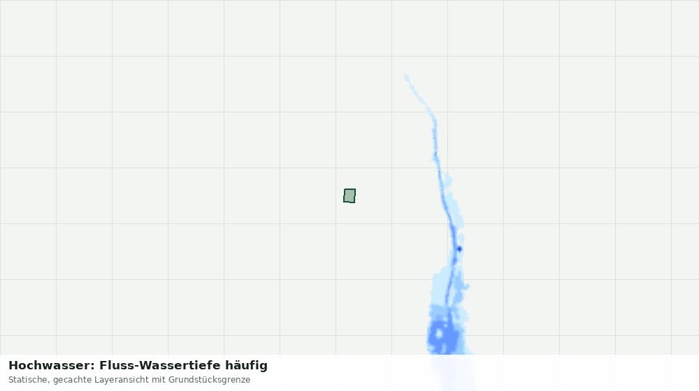 Statische Kartenansicht: Hochwasser: Fluss-Wassertiefe häufig