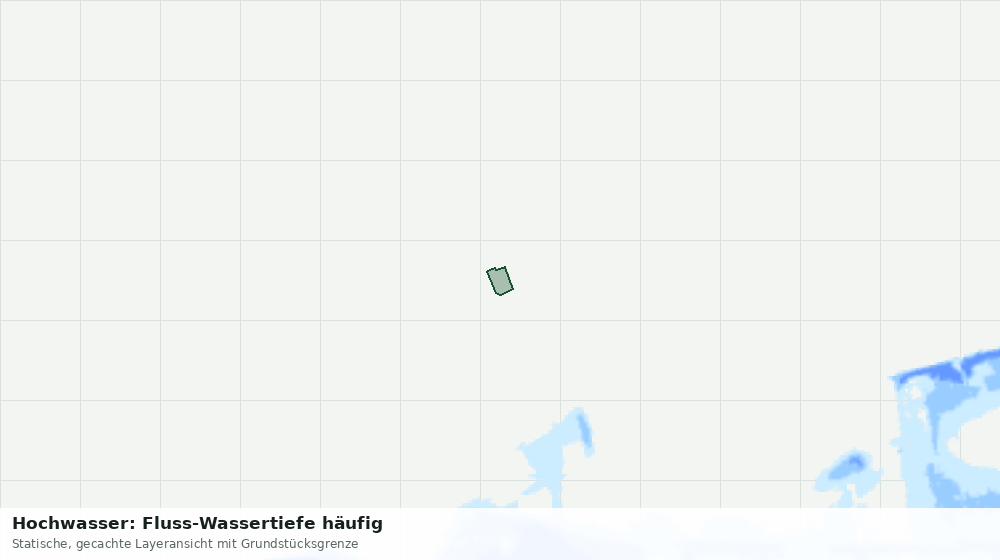 Statische Kartenansicht: Hochwasser: Fluss-Wassertiefe häufig
