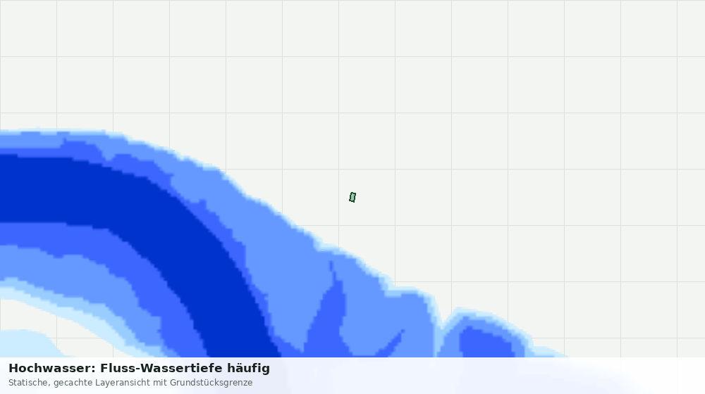 Statische Kartenansicht: Hochwasser: Fluss-Wassertiefe häufig