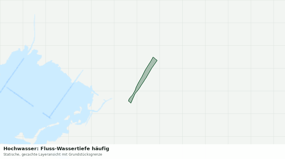 Statische Kartenansicht: Hochwasser: Fluss-Wassertiefe häufig