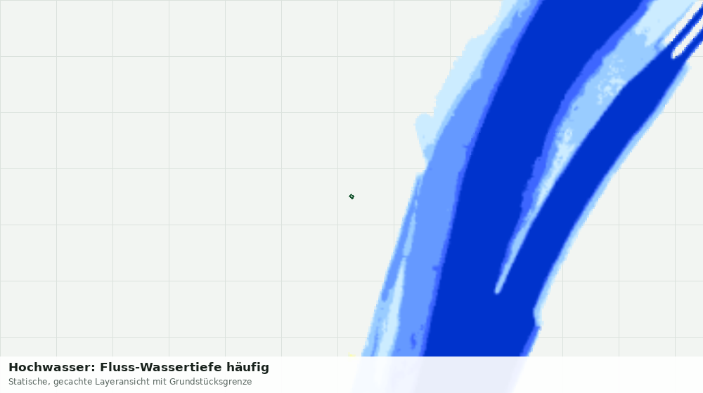 Statische Kartenansicht: Hochwasser: Fluss-Wassertiefe häufig
