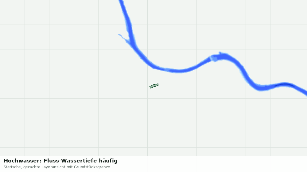 Statische Kartenansicht: Hochwasser: Fluss-Wassertiefe häufig