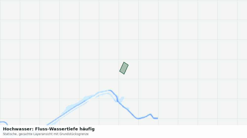Statische Kartenansicht: Hochwasser: Fluss-Wassertiefe häufig