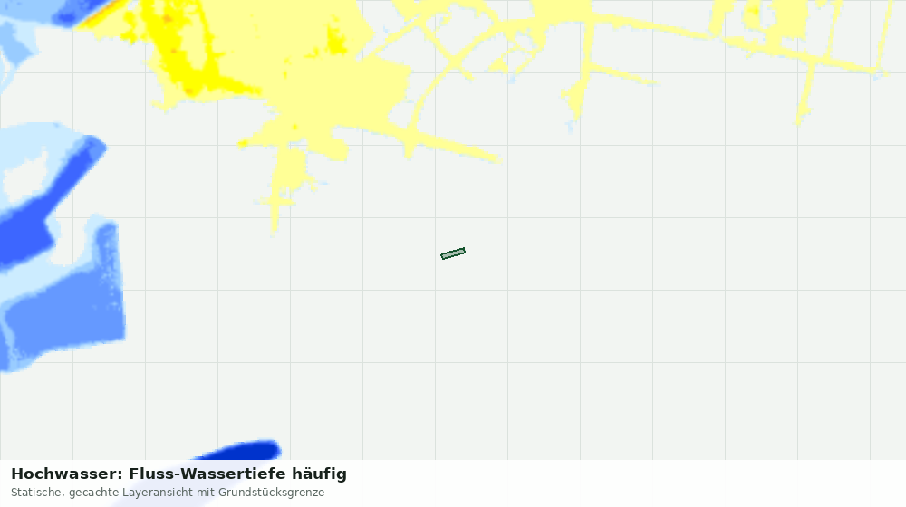 Statische Kartenansicht: Hochwasser: Fluss-Wassertiefe häufig