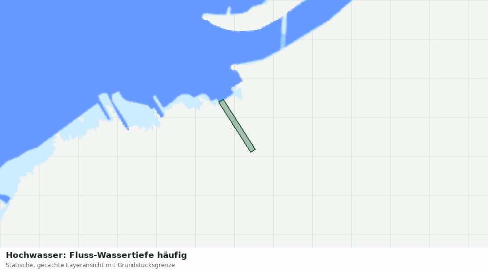Statische Kartenansicht: Hochwasser: Fluss-Wassertiefe häufig